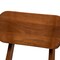Baxton Studio Euclid Mid-Century Modern Sand Fabric and Walnut Brown Finished Wood 5-Piece Dining Set 184-11648-11644-Zoro - alternate 3